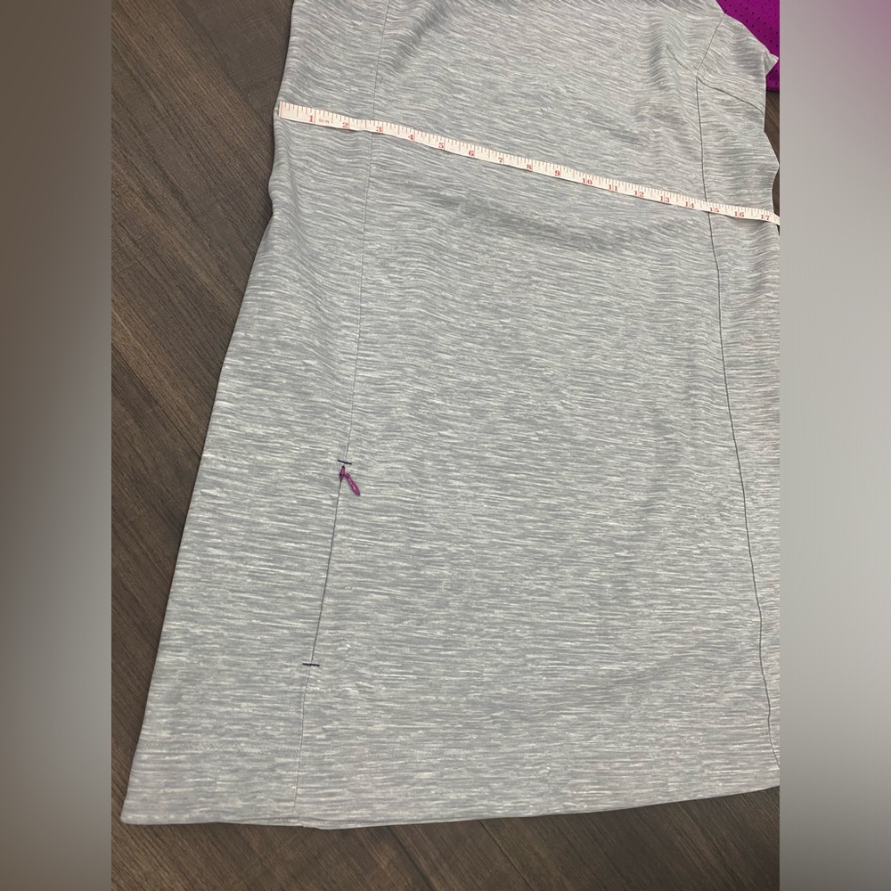 Title Nine Gray Top with Pink and Purple Accents - Picture 6 of 7